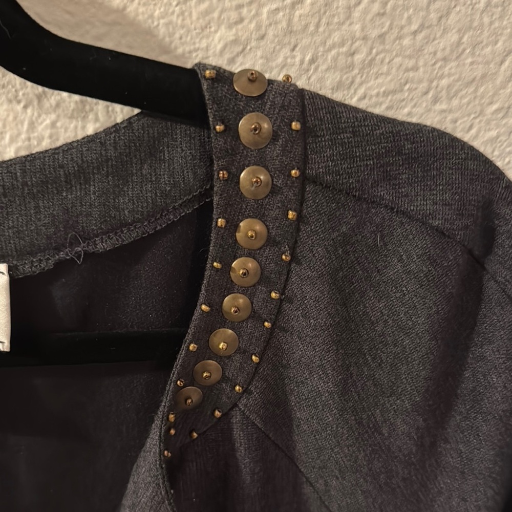 Joseph Ribkoff Black Relaxed Embellished Blouse - Picture 3 of 8